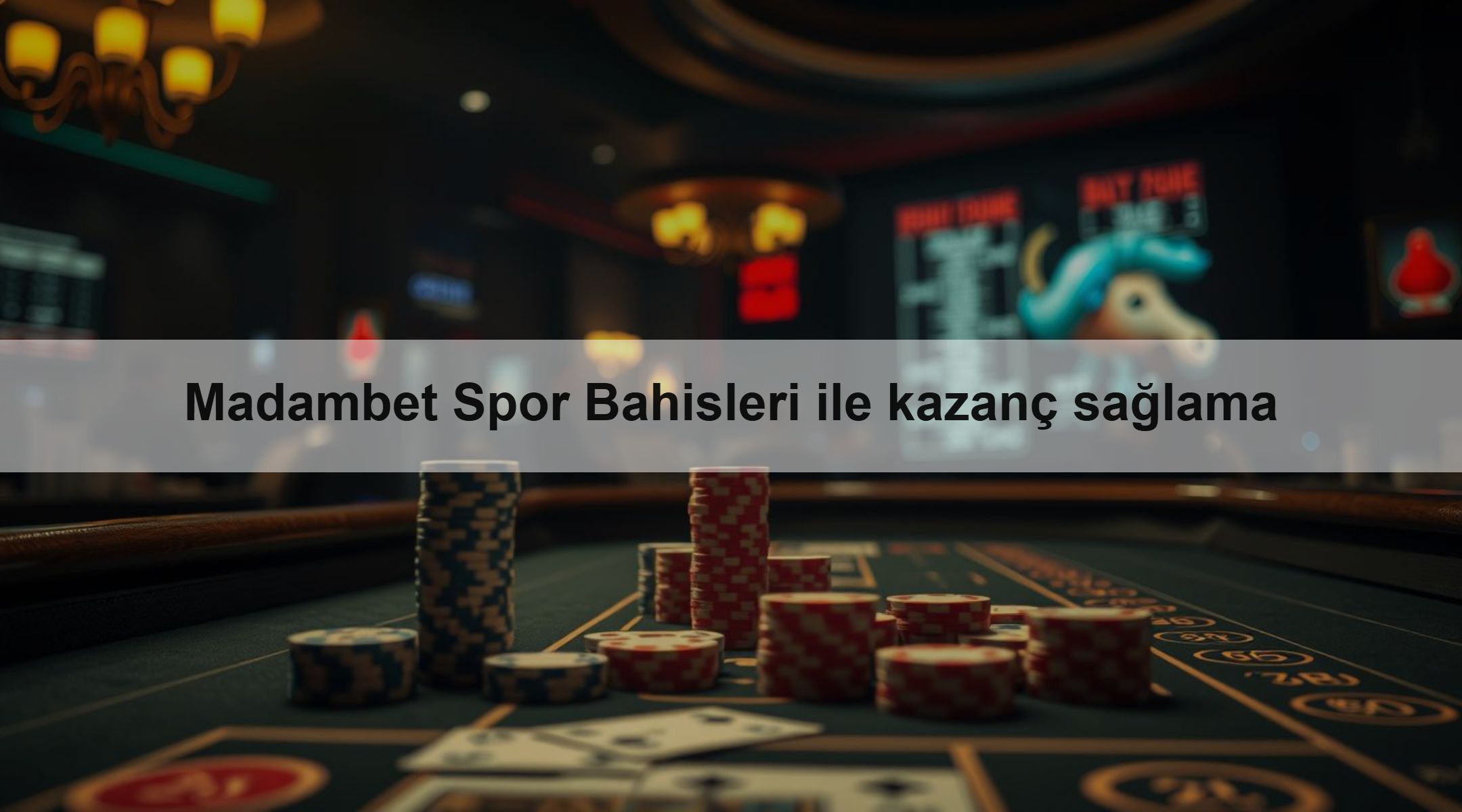 Madambet Spor Bahisleri ile kazanç sağlama